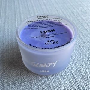 LUSH sleepy candle